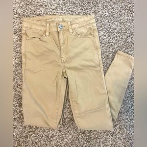 American Eagle high waisted Jegging Vintage Khaki
